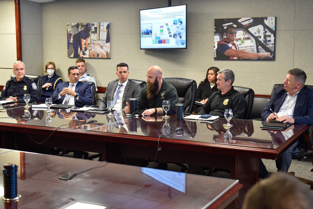 Homeland Security Task Force-Southeast leaders host Chargé d’Affaires in Miami