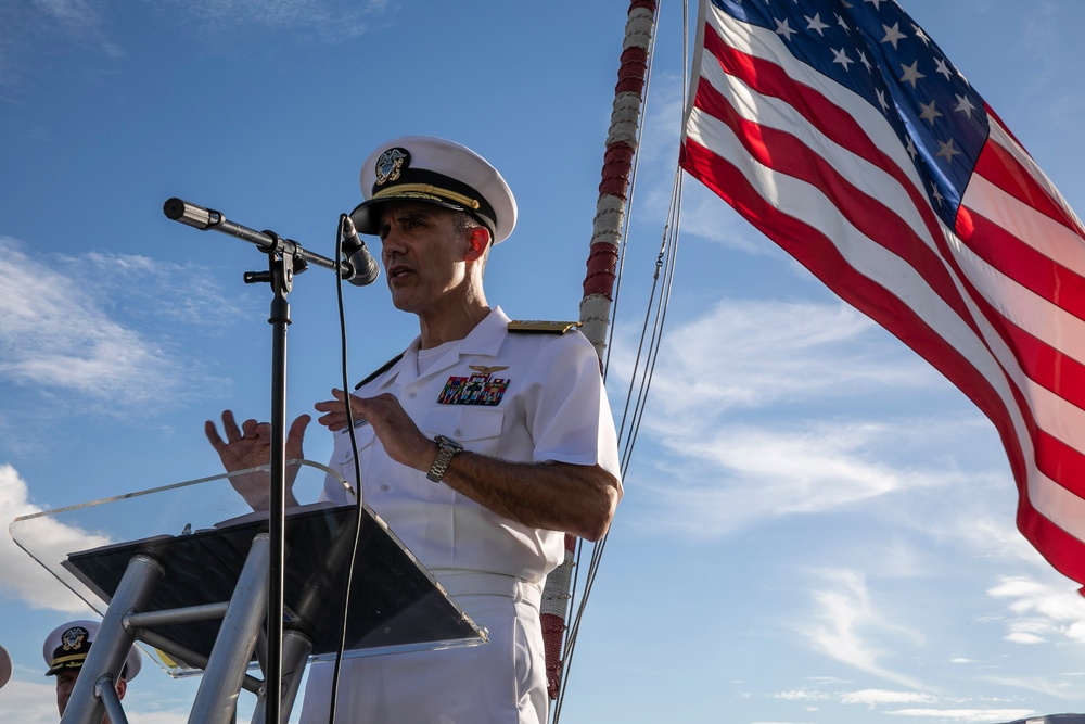 DESRON ONE Holds Change of Command