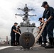 Sterett Gets Underway from Manila Philippines