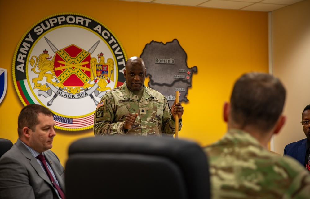 V Corps senior leader visits troops in Romania