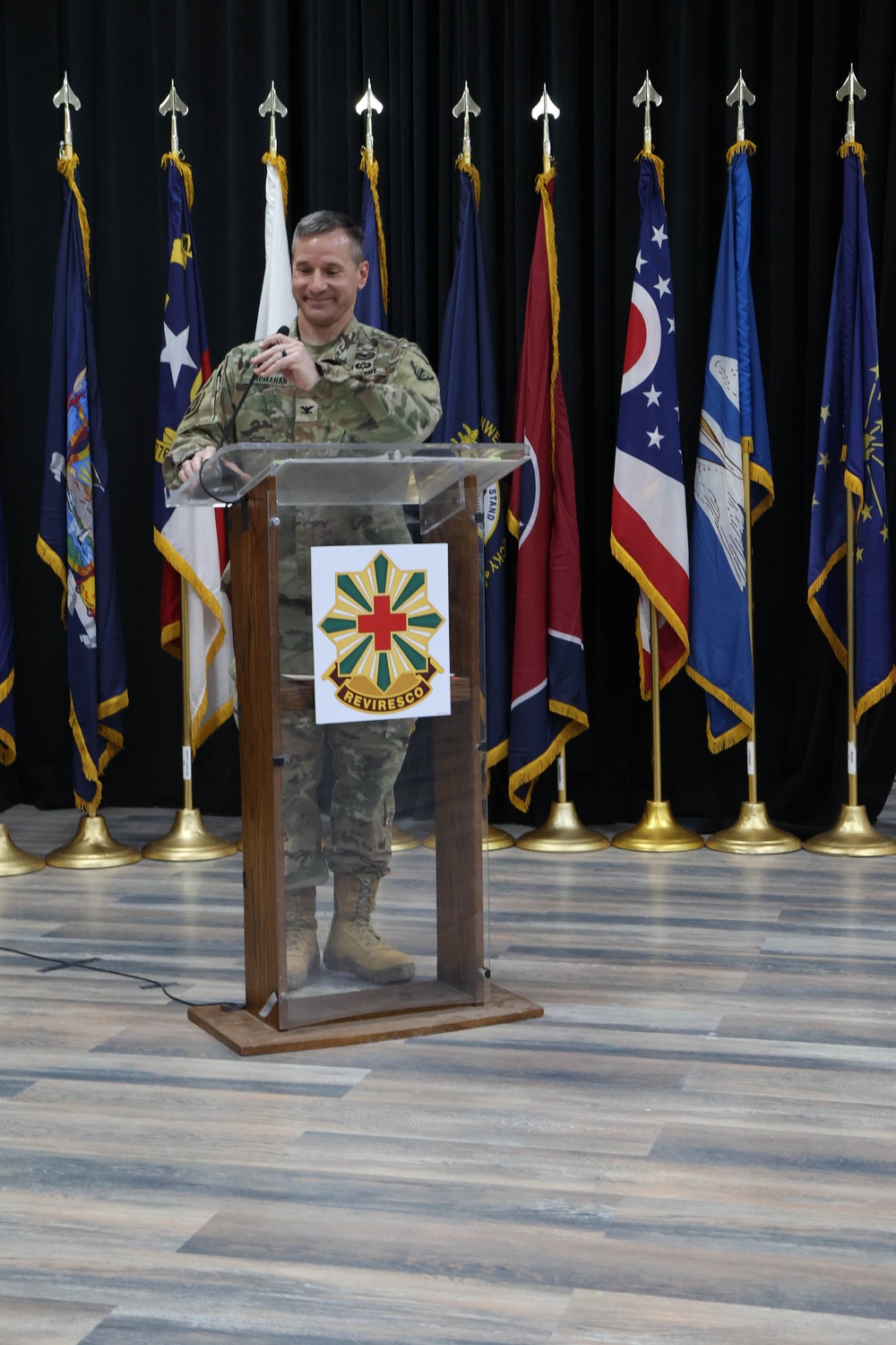 United States Military Hospital-Kuwait Transfer of Authority Ceremony