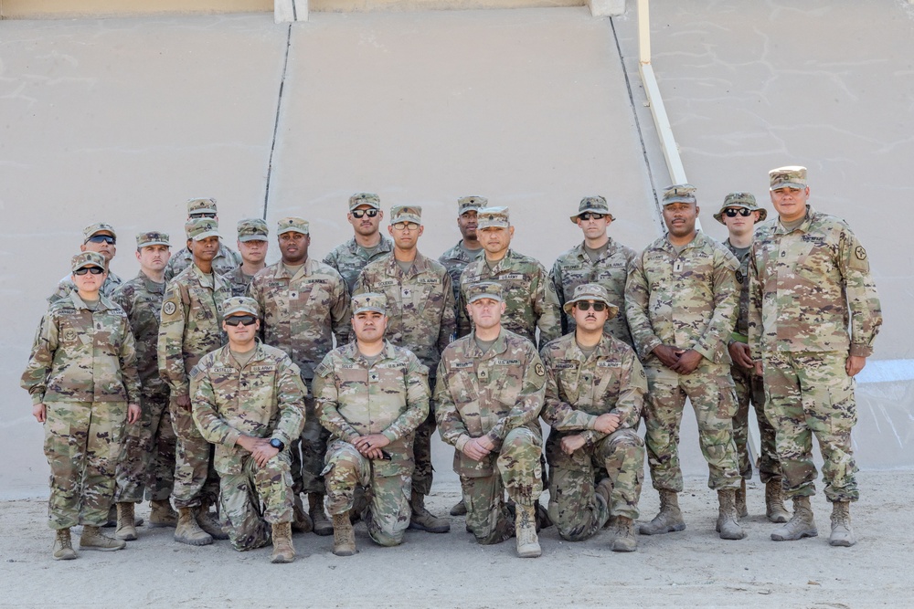 CSM Jacinto visits the 1st Theater Sustainment Command