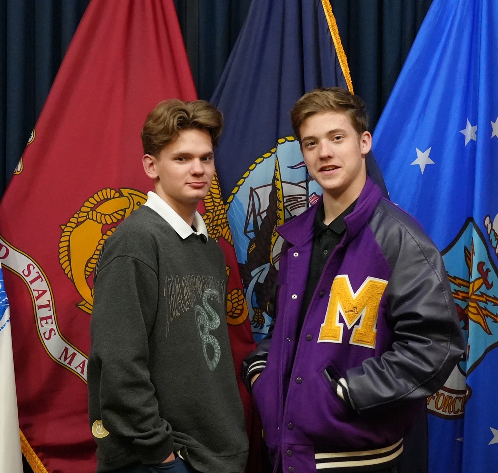 Texas Twins Embark on a Journey: From Midland to the Navy