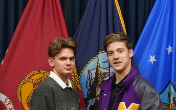 Texas Twins Embark on a Journey: From Midland to the Navy