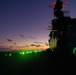 AV-8B Harrier Launches Off USS Bataan At Night