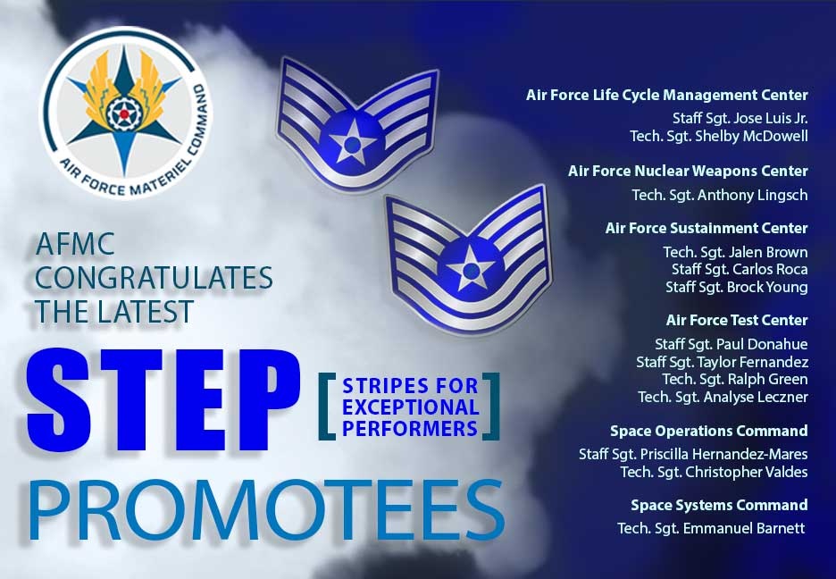 Awarding stripes to AFMC’s rising stars