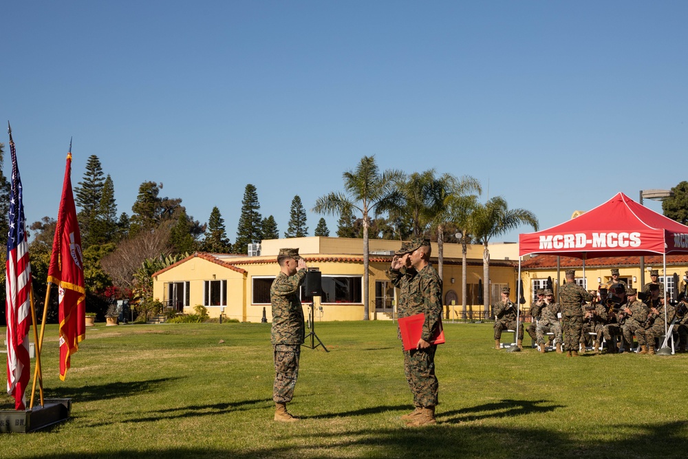 Maj. Williams Retirement Ceremony