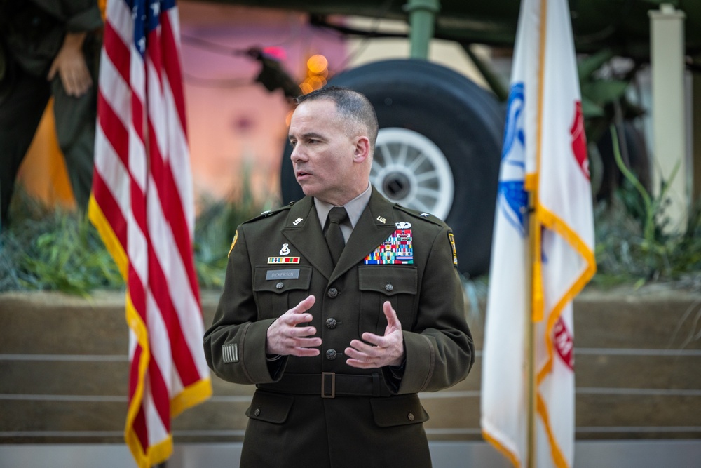 Dallas native directly commissioned to captain at the National Museum of the Marine Corps