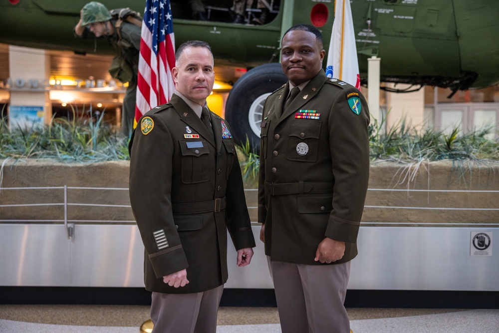 Dallas native directly commissioned to captain at the National Museum of the Marine Corps
