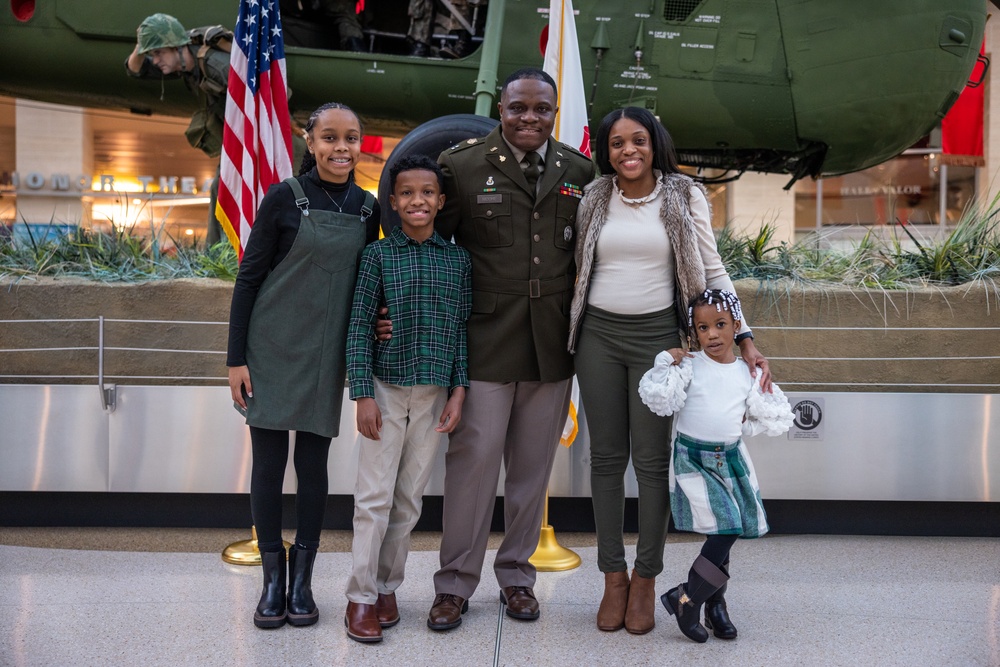 Dallas native directly commissioned to captain at the National Museum of the Marine Corps