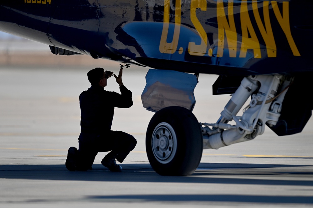 Blue Angels Conduct Winter Training at NAF El Centro