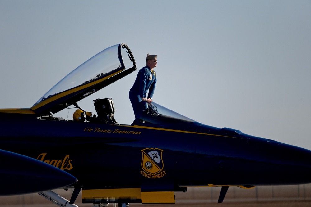 Blue Angels Conduct Winter Training at NAF El Centro