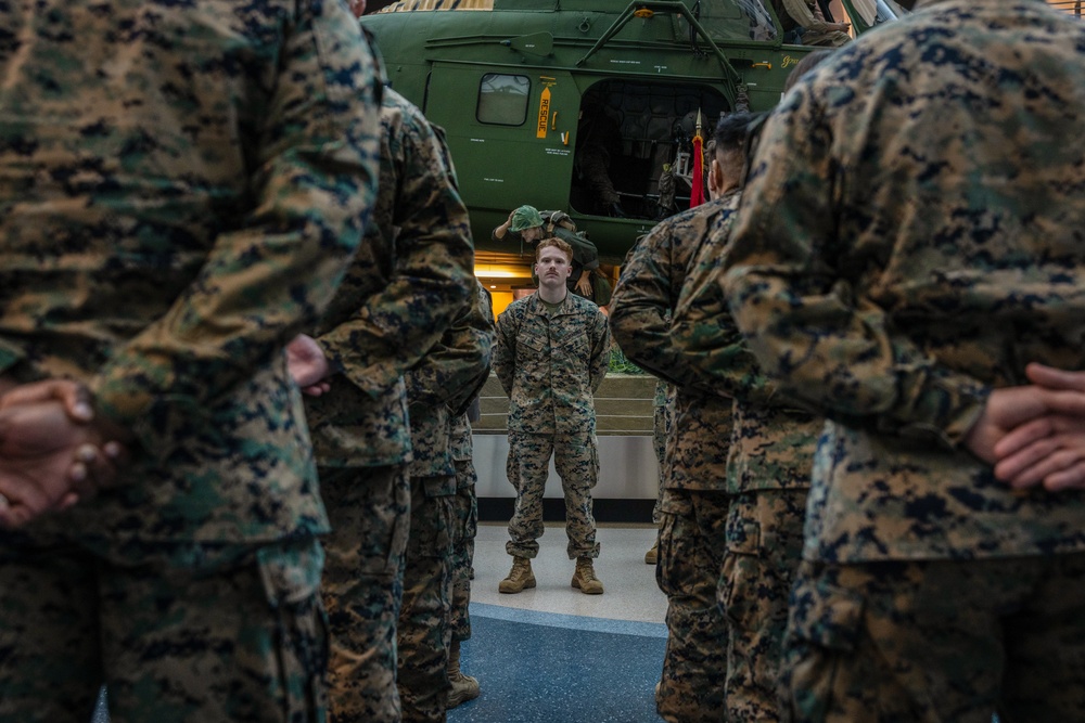 Sergeant Mitchell Johnson's Promotion Ceremony