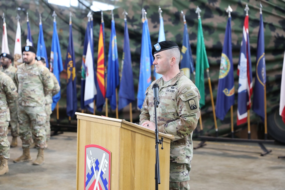 66th Transportation Company Change of Command