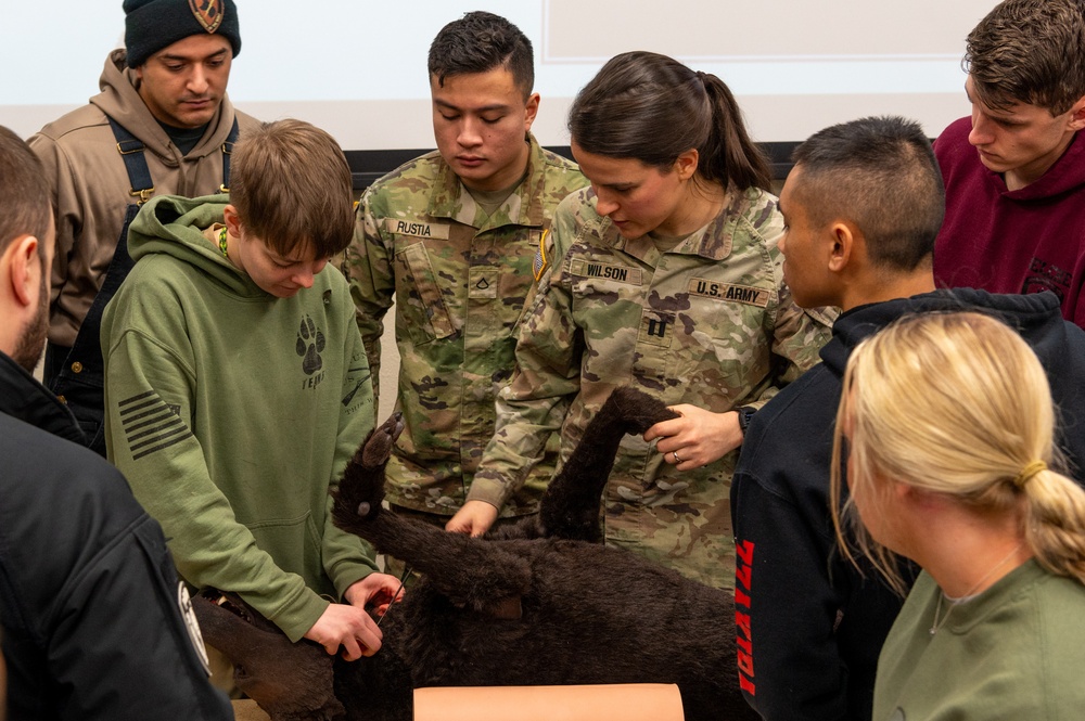 JBER veterinary readiness hosts K9 TCCC exercise to military and non-military working dog handlers