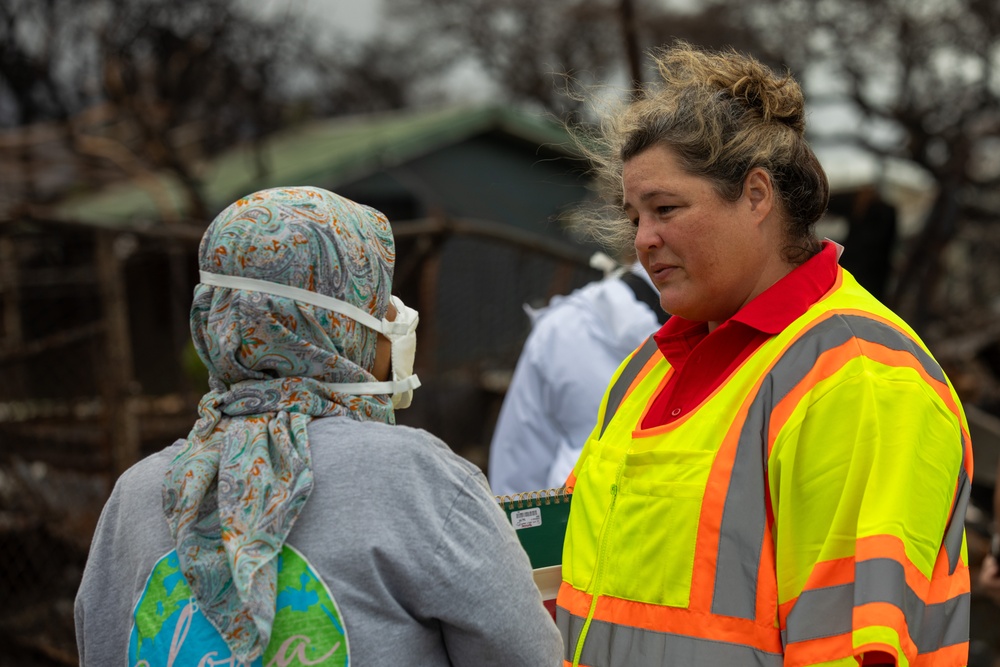 RFO Commander, USACE responders visit King Kamehameha III School with teachers, staff