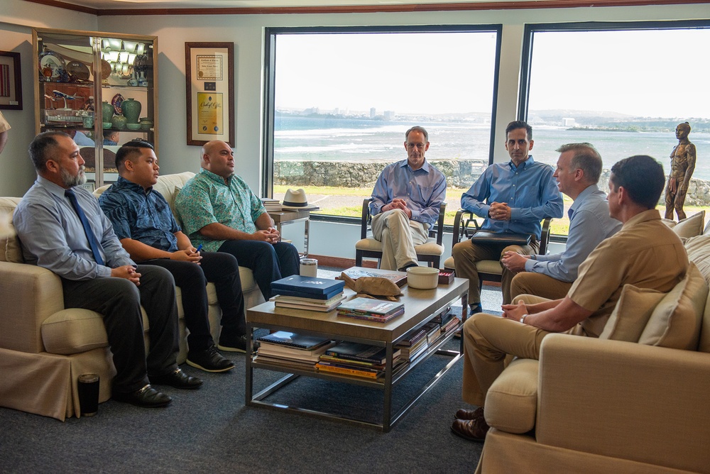 Under Secretary of the Navy Erik Raven Meets with Guam Acting Governor Joshua F. Tenorio