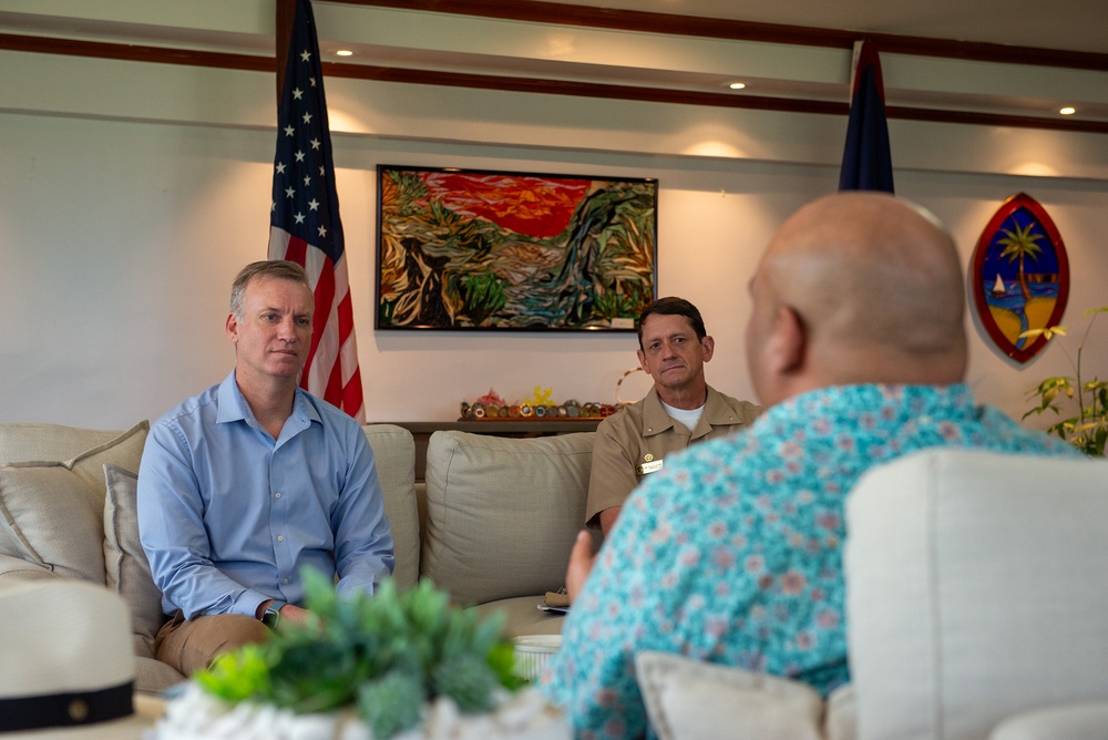 Under Secretary of the Navy Erik Raven Meets with Guam Acting Governor Joshua F. Tenorio