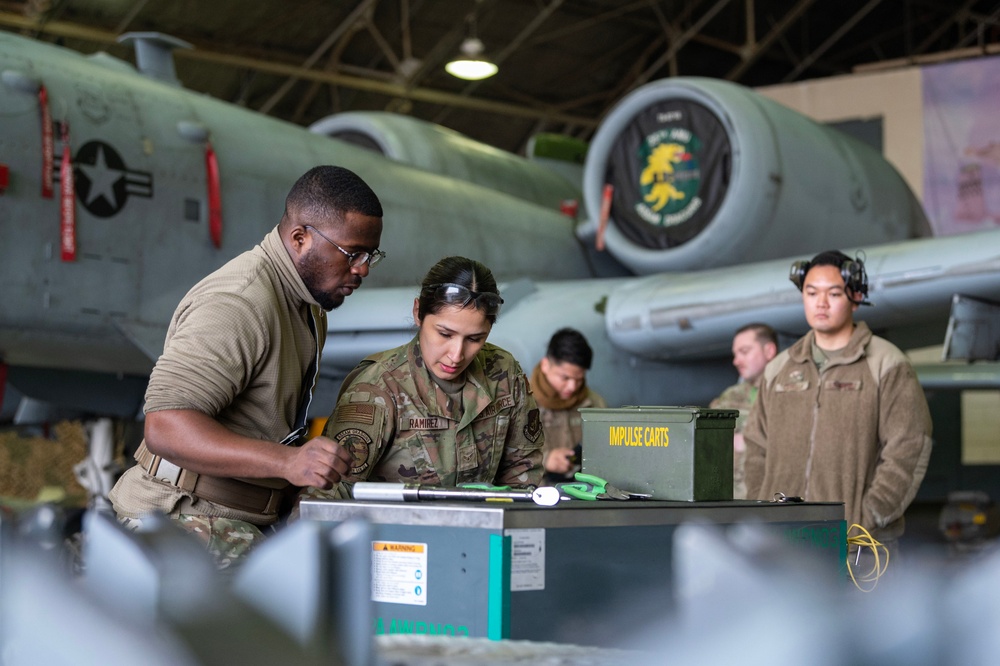 Battle of the maintainers: Osan quarterly load crew competition