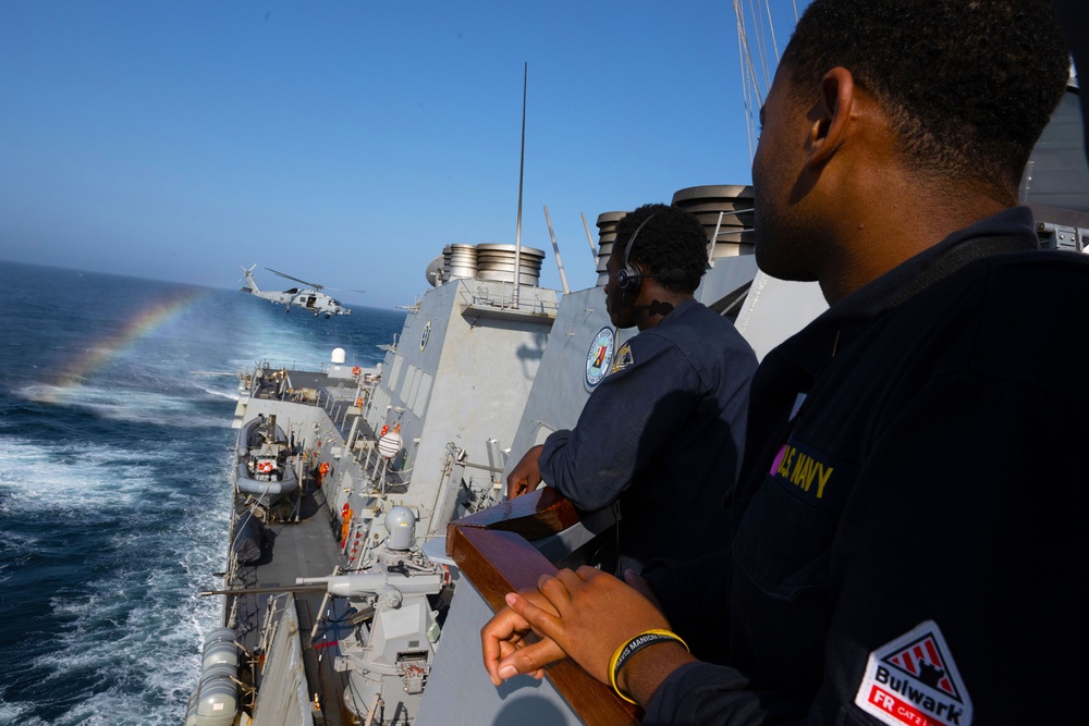 USS Mason Sailors Conduct Routine Operations in Support of Operation Prosperity Guardian