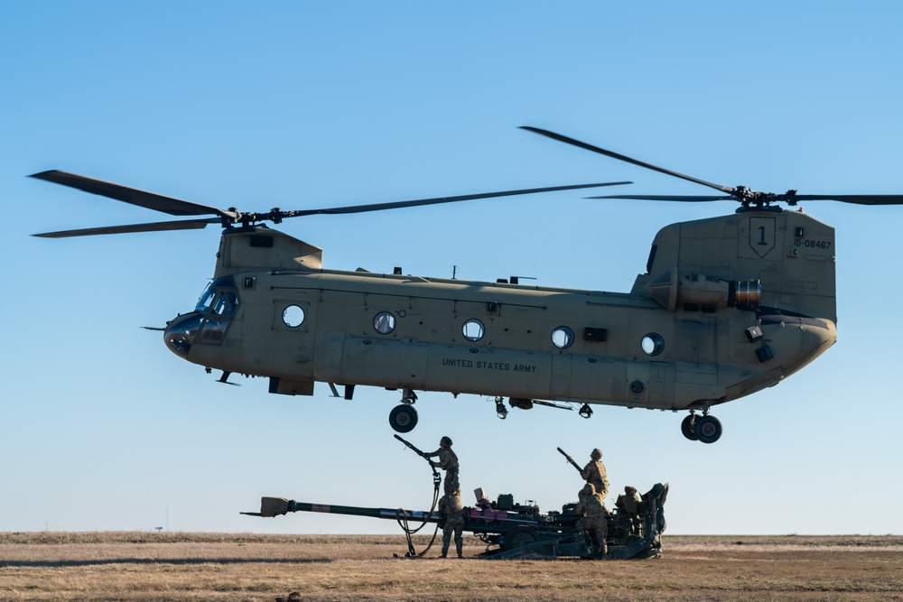 King of Battle gets a lift at Mihail Kogalniceanu Air Base