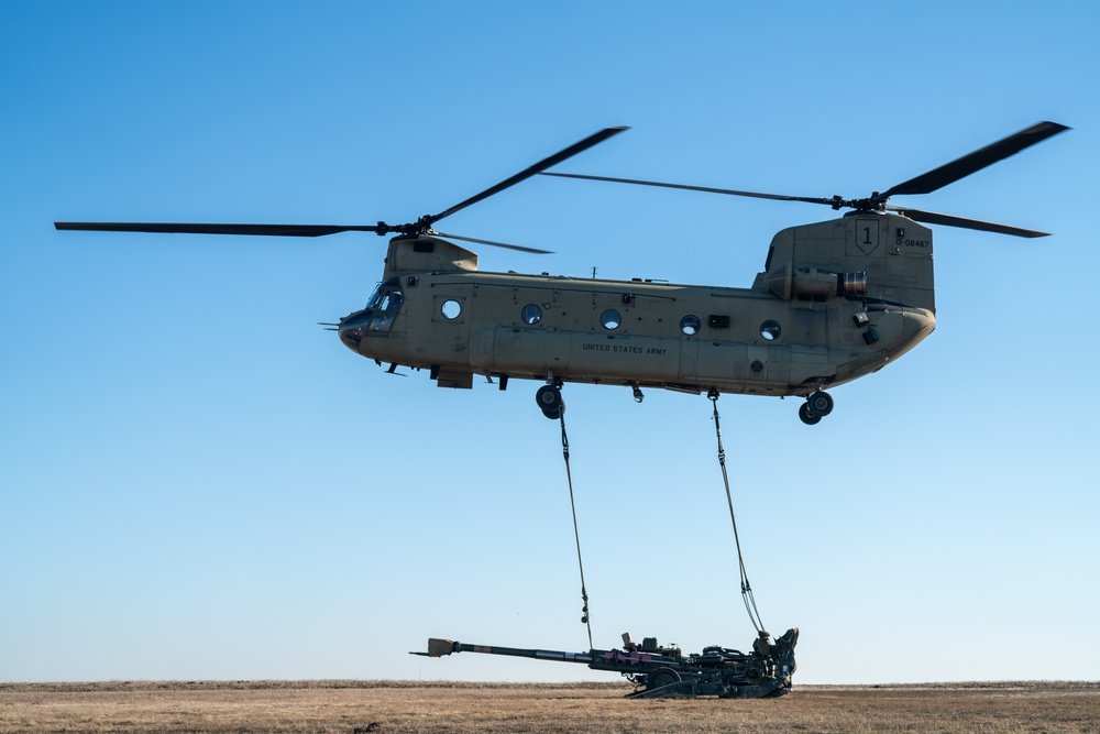 King of Battle gets a lift at Mihail Kogalniceanu Air Base