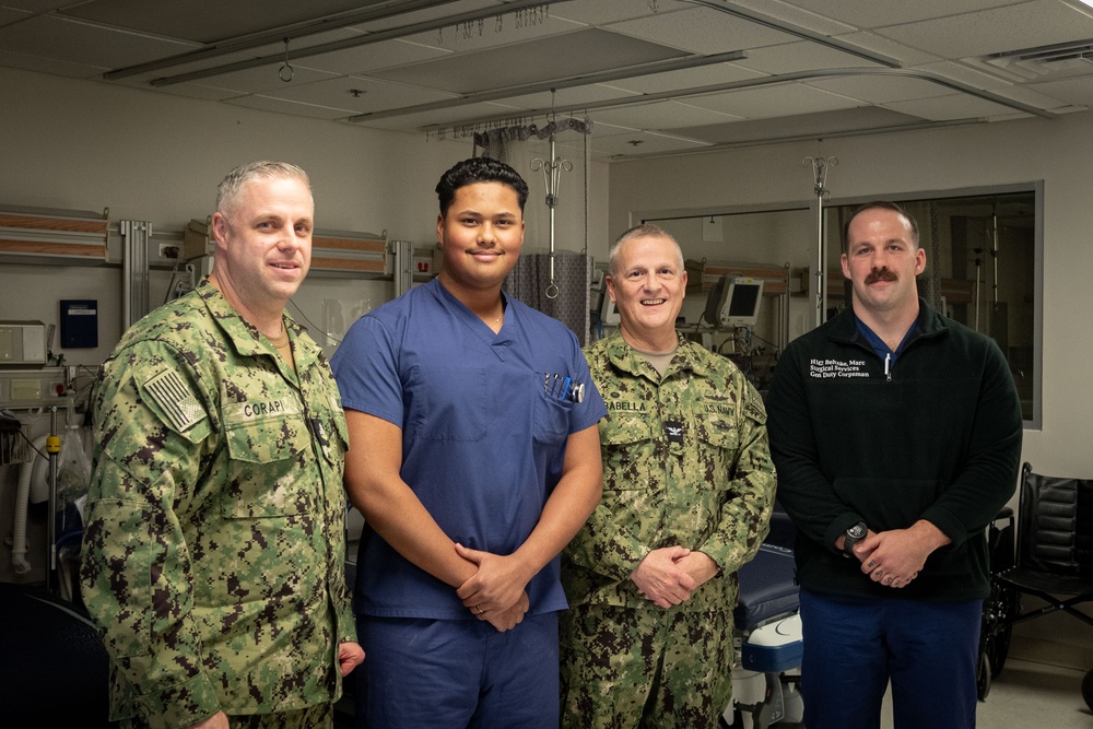 Cherry Point Sailors Presented Commander’s Coins