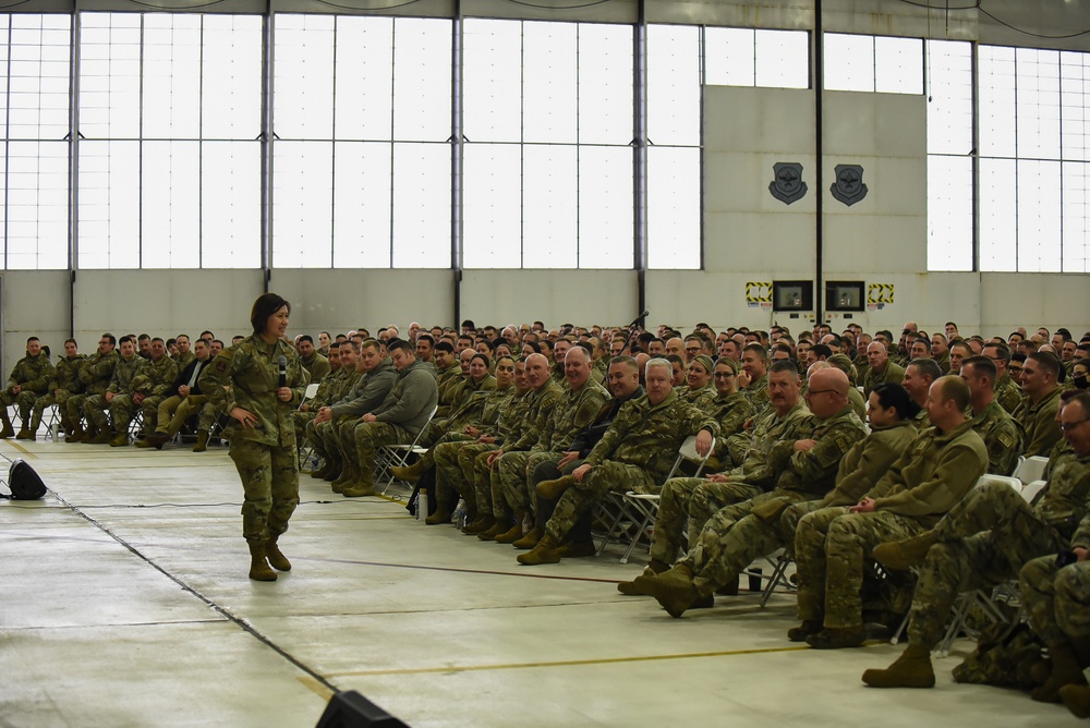 CMSAF JoAnne S. Bass Visits Utah Air National Guard