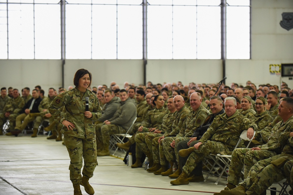 CMSAF JoAnne S. Bass Visits Utah Air National Guard