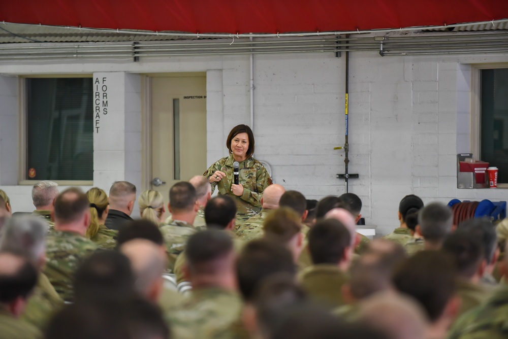 CMSAF JoAnne S. Bass Visits Utah Air National Guard