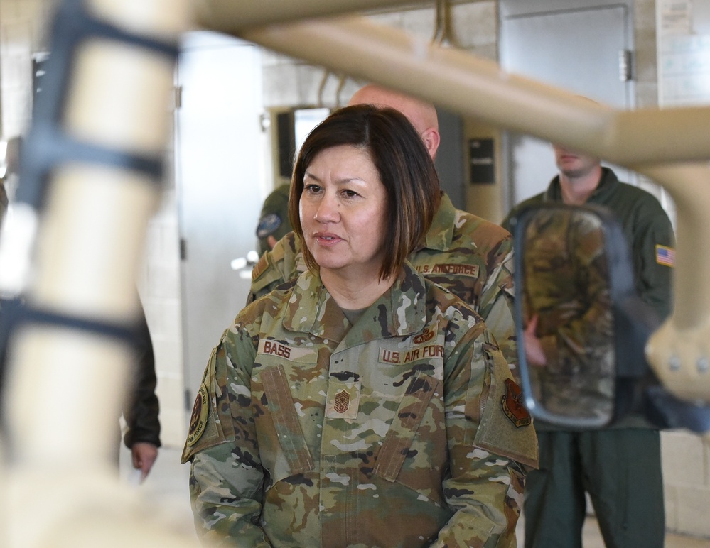 CMSAF JoAnne S. Bass Visits Utah Air National Guard