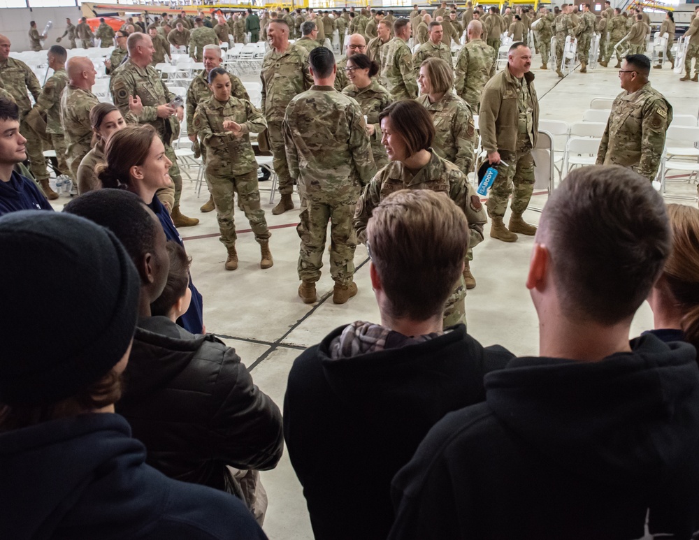 CMSAF JoAnne S. Bass Visits Utah Air National Guard