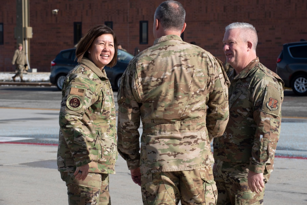 CMSAF JoAnne S. Bass Visits Utah Air National Guard