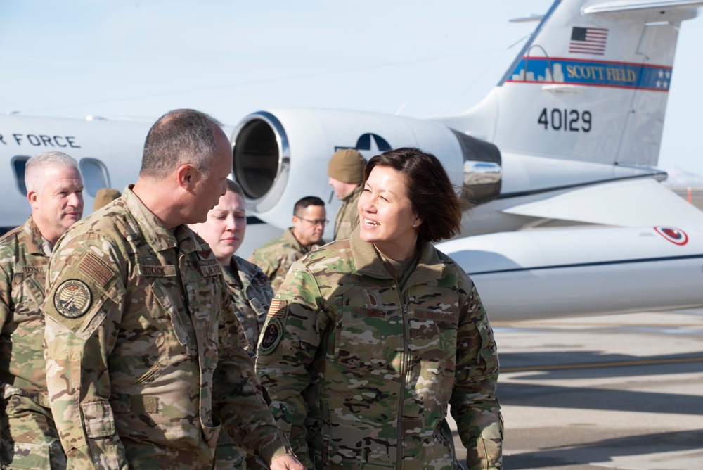 CMSAF JoAnne S. Bass Visits Utah Air National Guard