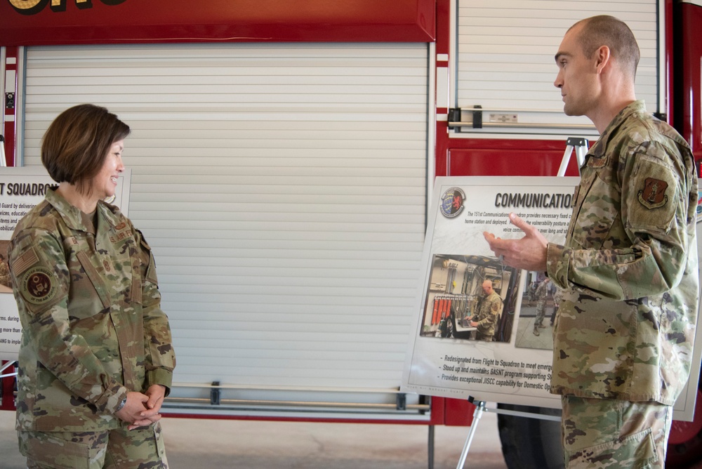 CMSAF JoAnne S. Bass Visits Utah Air National Guard