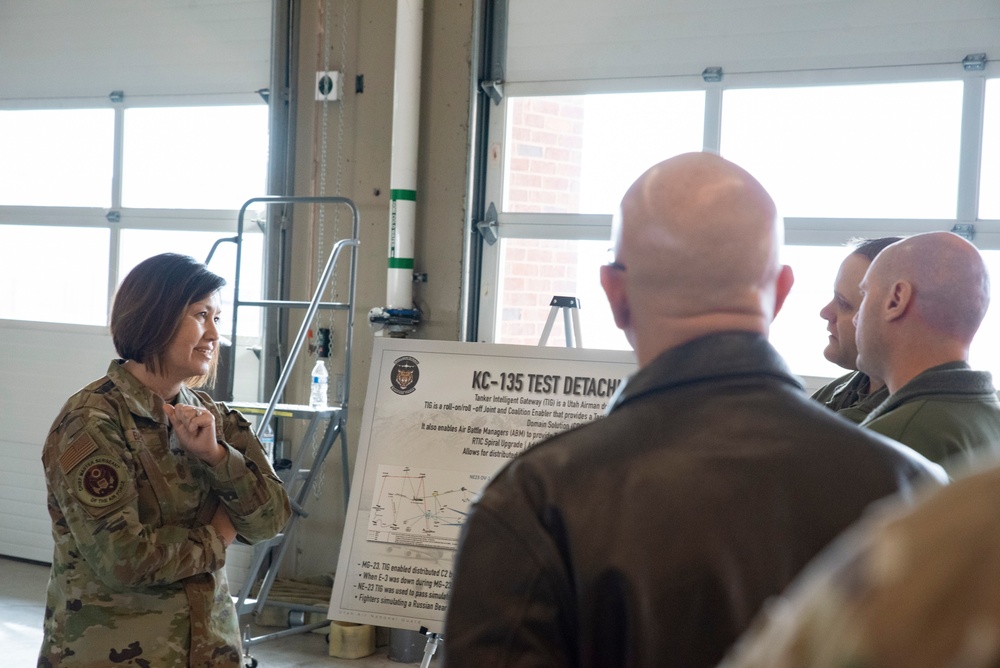 CMSAF JoAnne S. Bass Visits Utah Air National Guard