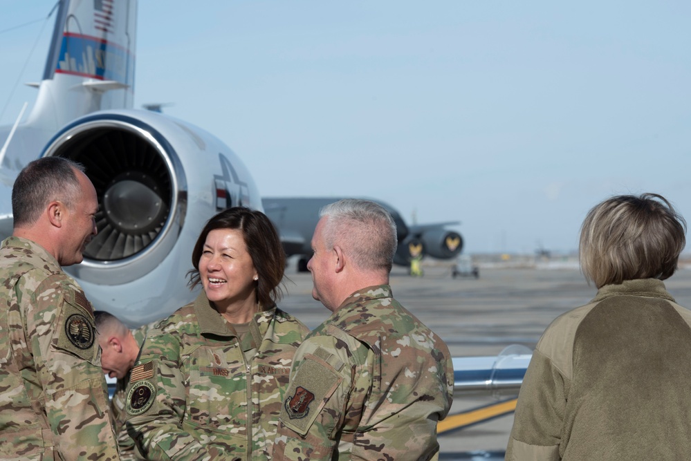 CMSAF JoAnne S. Bass Visits Utah Air National Guard