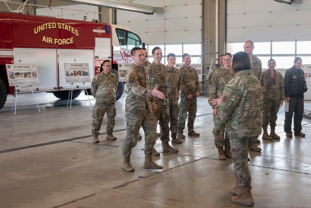 CMSAF JoAnne S. Bass Visits Utah Air National Guard