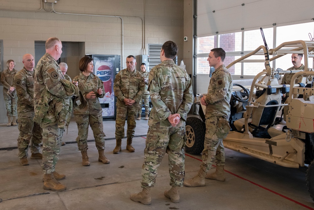 CMSAF JoAnne S. Bass Visits Utah Air National Guard