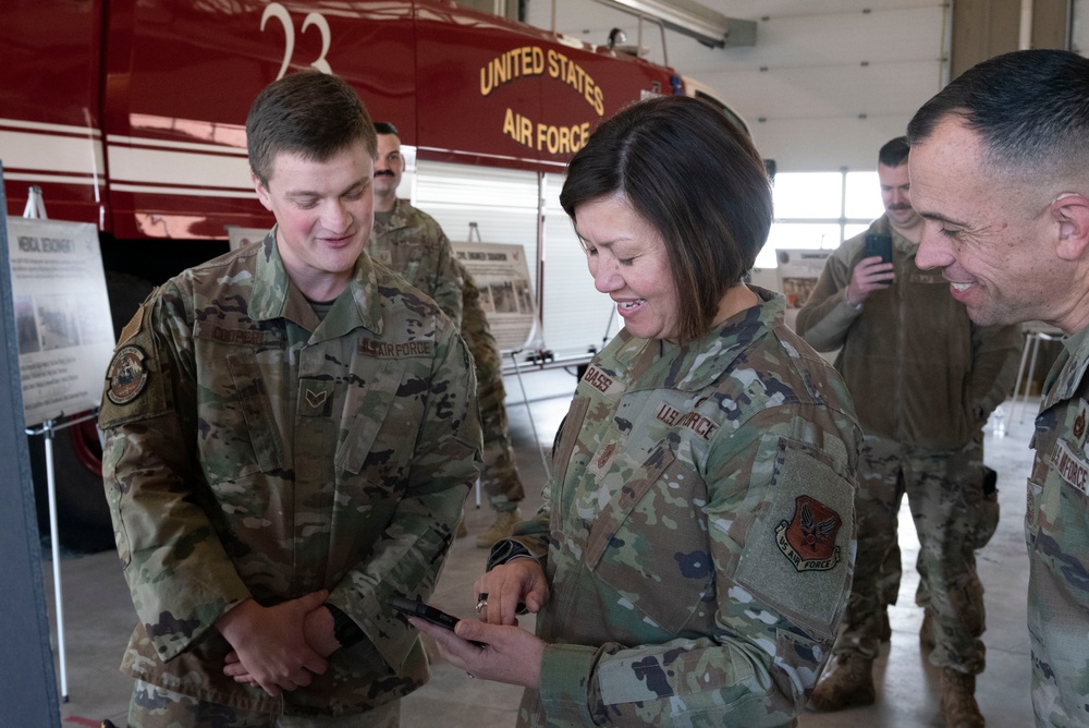 CMSAF JoAnne S. Bass Visits Utah Air National Guard