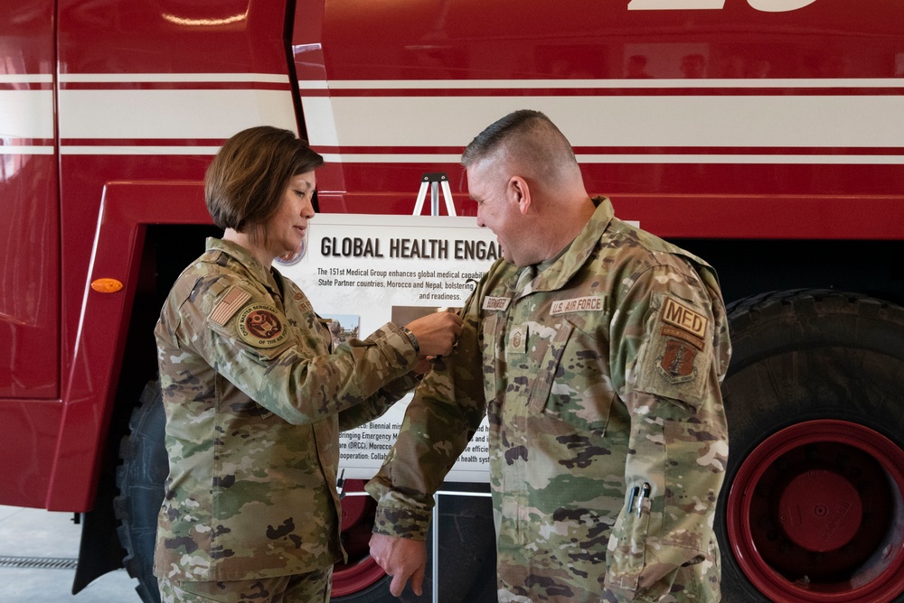 CMSAF JoAnne S. Bass Visits Utah Air National Guard