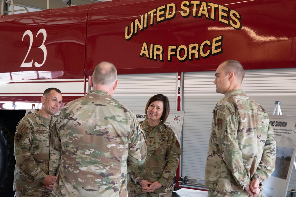 CMSAF JoAnne S. Bass Visits Utah Air National Guard