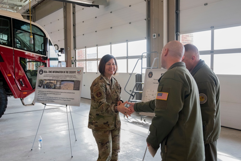 CMSAF JoAnne S. Bass Visits Utah Air National Guard