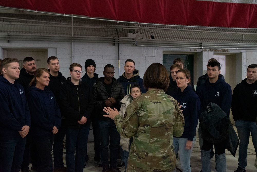 CMSAF JoAnne S. Bass Visits Utah Air National Guard