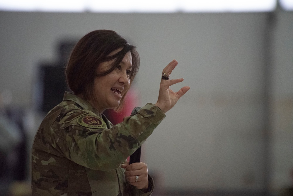 CMSAF JoAnne S. Bass Visits Utah Air National Guard