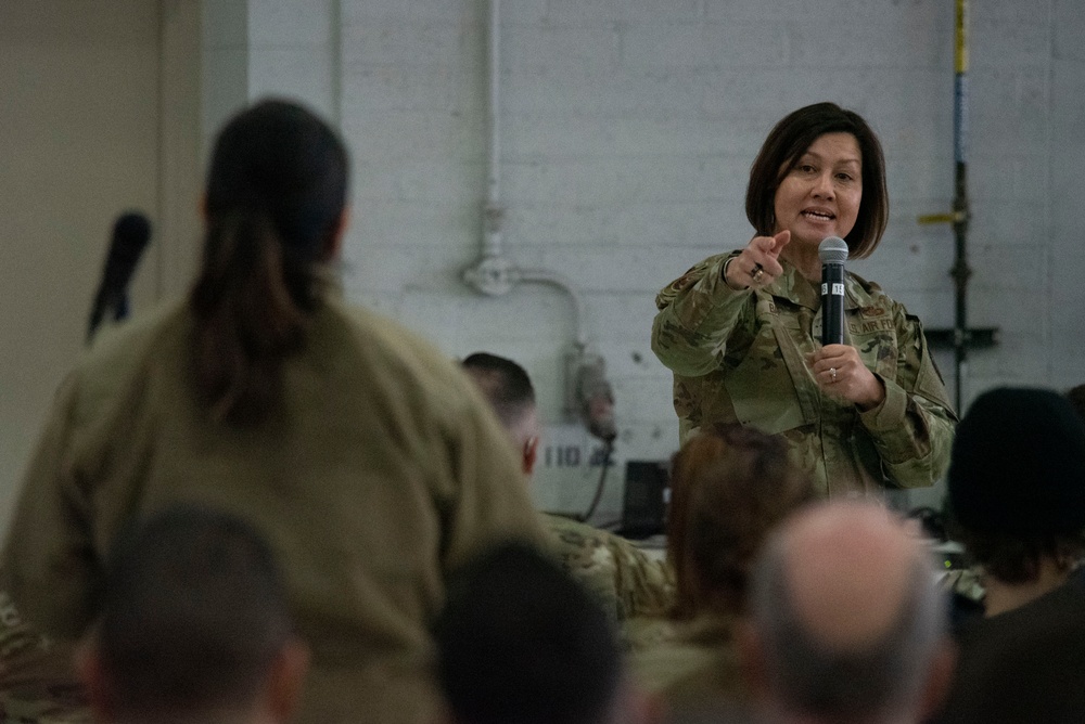 CMSAF JoAnne S. Bass Visits Utah Air National Guard