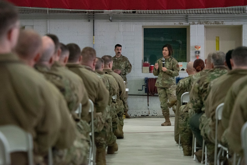 CMSAF JoAnne S. Bass Visits Utah Air National Guard