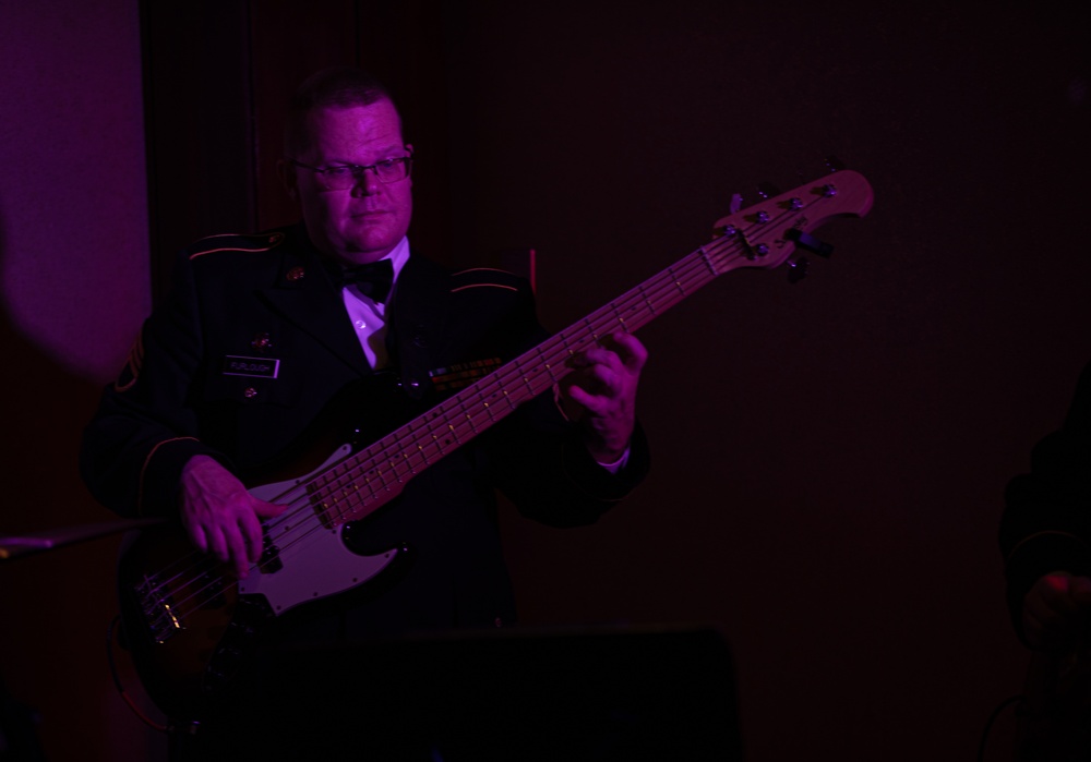 151st Army Band plays TAG retirement dinner