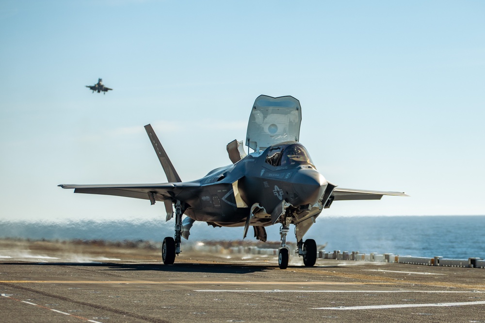 VMFA-225 Lands Aboard USS Boxer for Integrated Training