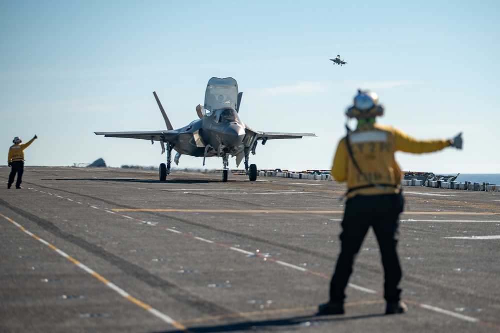 VMFA-225 Lands Aboard USS Boxer for Integrated Training